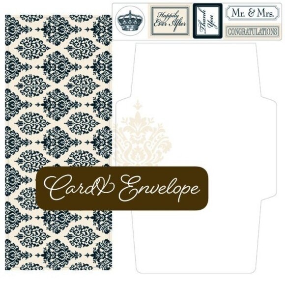 Teresa Collins Mr. and Mrs. Flocked Album Kit - Picture 8 of 13